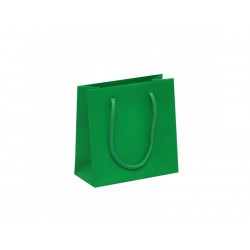 Papírová taška KORA zelená lamino mat