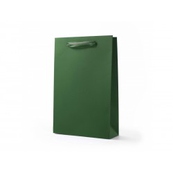 Luxusní papírová taška RAF zelená se stuhou
